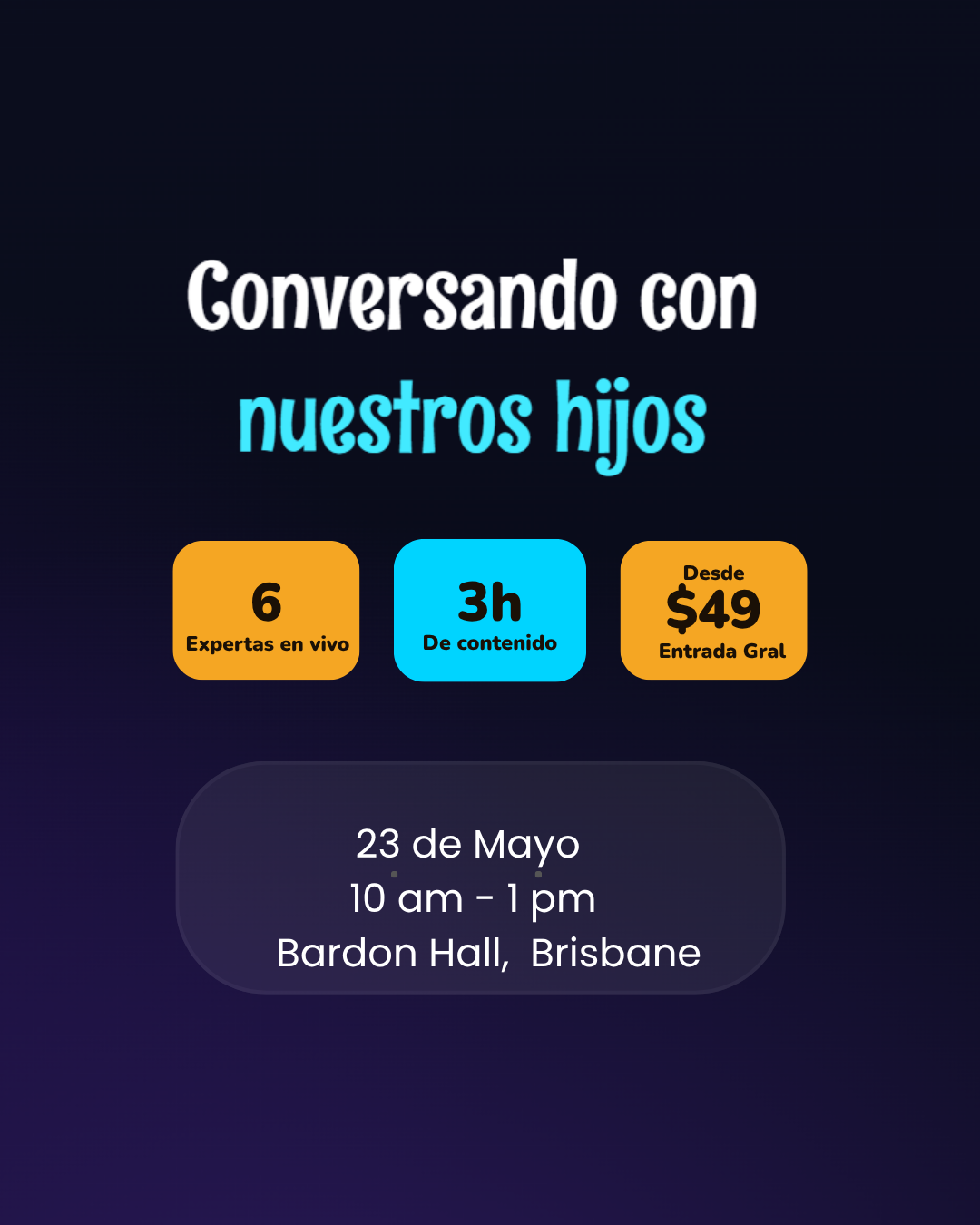 Conversando con nuestros hijos